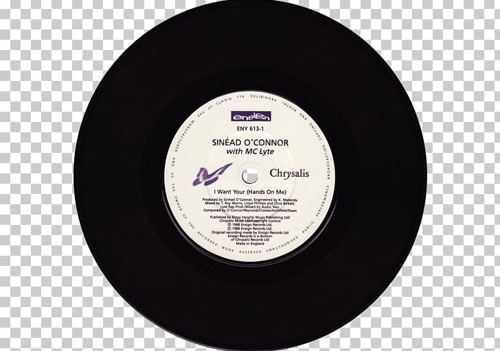 I Want Your (Hands On Me) Compact Disc Phonograph Record Sinéad O'Connor MC Lyte PNG, Clipart,  Free PNG Download