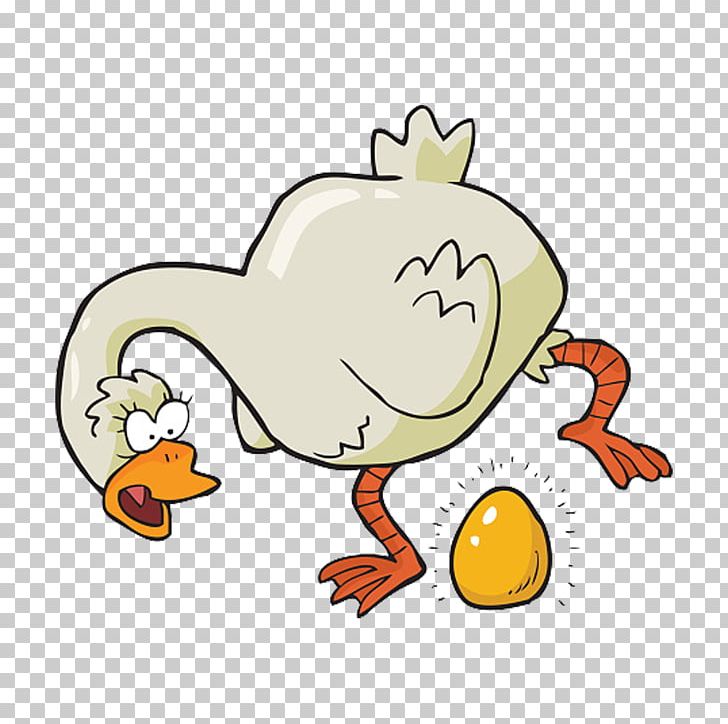 The Goose That Laid The Golden Eggs PNG, Clipart, Animals, Bird, Cartoon, Chicken, Fauna Free PNG Download