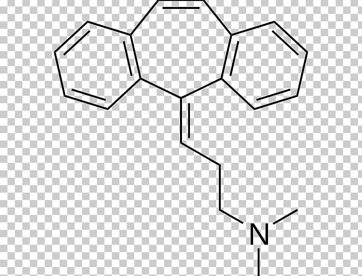 Nortriptyline Tricyclic Antidepressant Depression Pharmaceutical Drug PNG, Clipart, Angle, Antidepressant, Area, Black, Black And White Free PNG Download