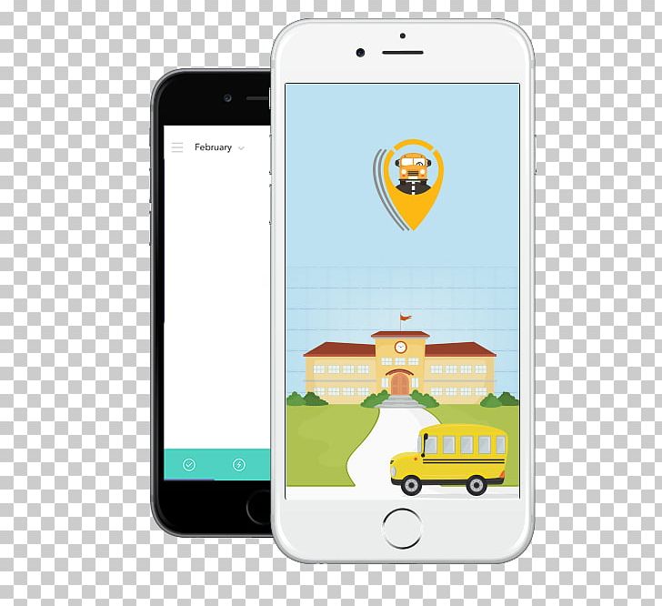 School Bus Smartphone Cartoon PNG, Clipart, Animation, Building, Cartoon, Communication Device, Drawing Free PNG Download