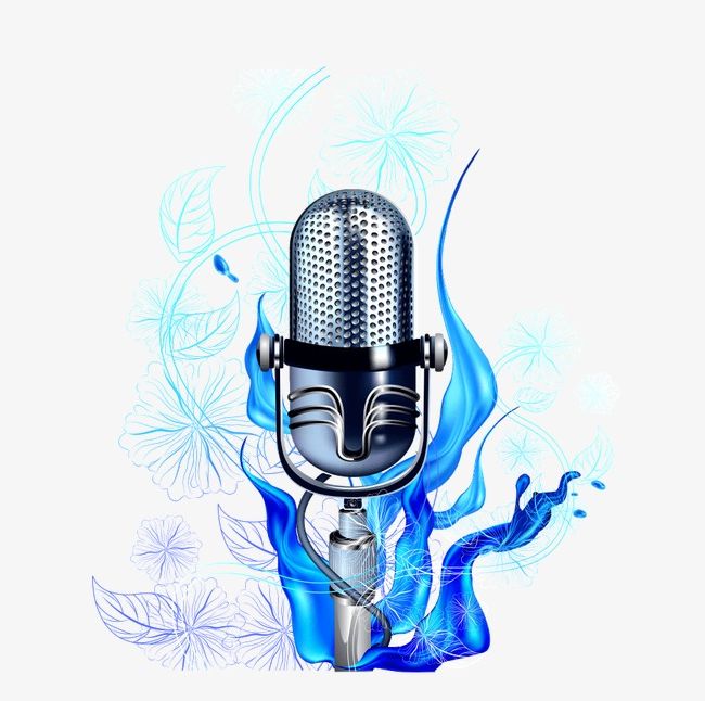 Beautifully Microphone PNG, Clipart, Beautifully Clipart, Blue, Creative, Fine, Microphone Free PNG Download