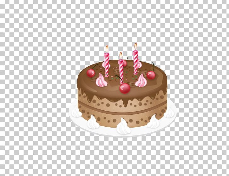Cartoon Hand Painted Birthday Cake PNG, Clipart, Baked Goods, Baking, Birthday Cake, Birthday Card, Cake Free PNG Download