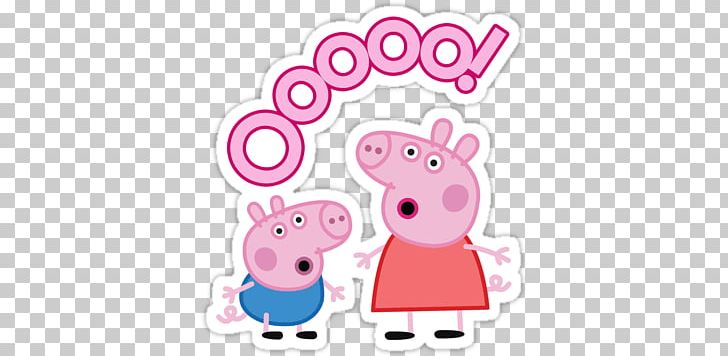 Peppa Pig Ooo Sticker PNG, Clipart, At The Movies, Cartoons, Peppa Pig Free PNG Download
