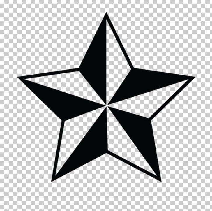 Nautical Star Old School (tattoo) Sailor Tattoos PNG, Clipart, Angle, Area, Art, Artwork, Black And White Free PNG Download