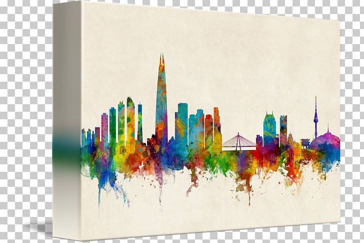 Seoul Canvas Print Printmaking Art PNG, Clipart, Art, Artist, Canvas, Canvas Print, Graphic Arts Free PNG Download