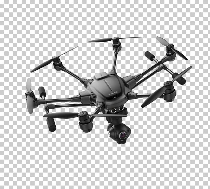 Yuneec International Typhoon H Mavic Pro Unmanned Aerial Vehicle Quadcopter PNG, Clipart, 4k Resolution, Aircraft, Airplane, Black And White, Buzzflyer Free PNG Download