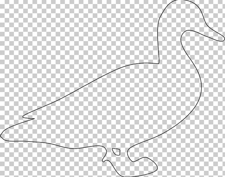 Duck Goose Line Art PNG, Clipart, Animals, Artwork, Beak, Bird, Black And White Free PNG Download