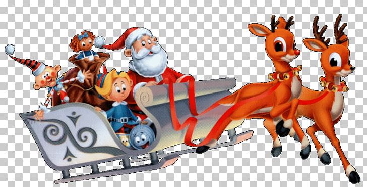Santa Claus Rudolph Reindeer Christmas Yukon Cornelius PNG, Clipart, Chariot, Christmas, Christmas Decoration, Christmas Ornament, Deer Free PNG Download