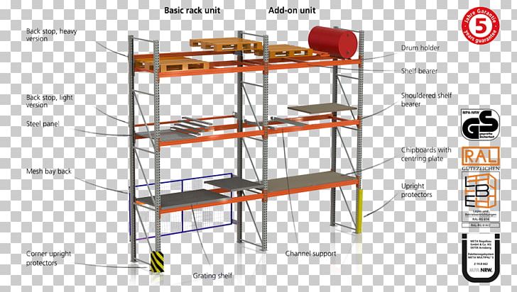 Pallet Racking Palettenregal Warehouse PNG, Clipart, Blueprint, Cabinetry, Diagram, Furniture, Hylla Free PNG Download