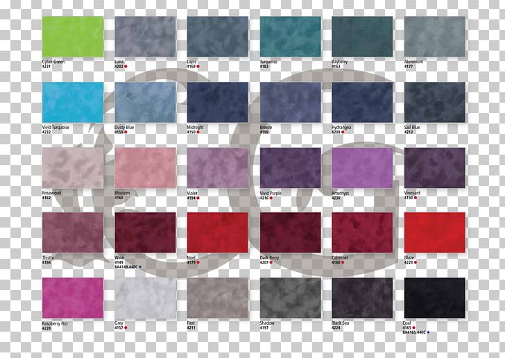 Textile Color Chart