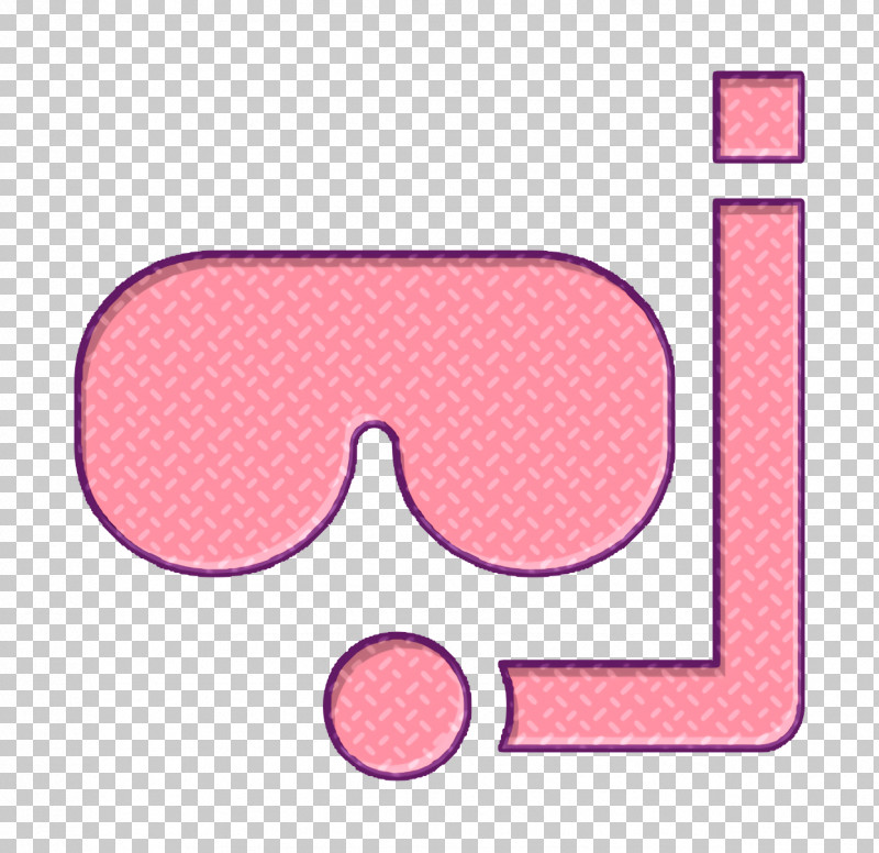 Dive Icon Snorkel Icon Travel Icon PNG, Clipart, Dive Icon, Glasses, Line, Meter, Pink M Free PNG Download