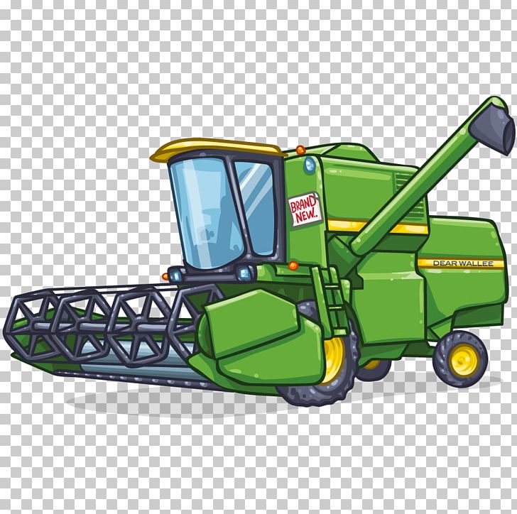 Combine Harvester John Deere Agriculture Drawing PNG, Clipart, Agricultural Machinery, Agriculture, Cartoon, Clip Art, Combine Harvester Free PNG Download