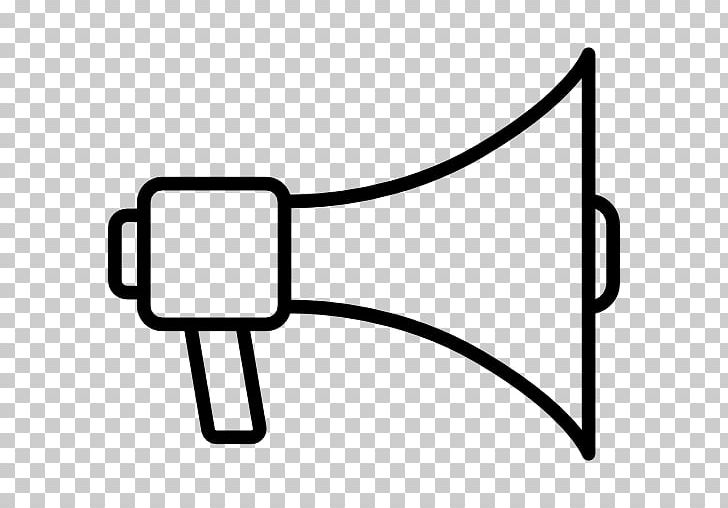 Loudspeaker Megaphone Horn PNG, Clipart, Angle, Area, Black, Black And White, Computer Icons Free PNG Download