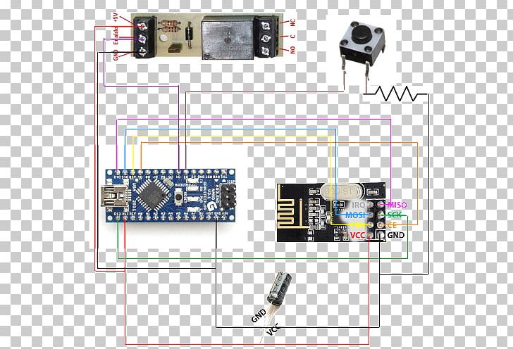 Microcontroller Arduino MySensors Relay Wiring PNG, Clipart, Arduino, Capacitor, Circuit Component, Circuit Prototyping, Electrical Network Free PNG Download