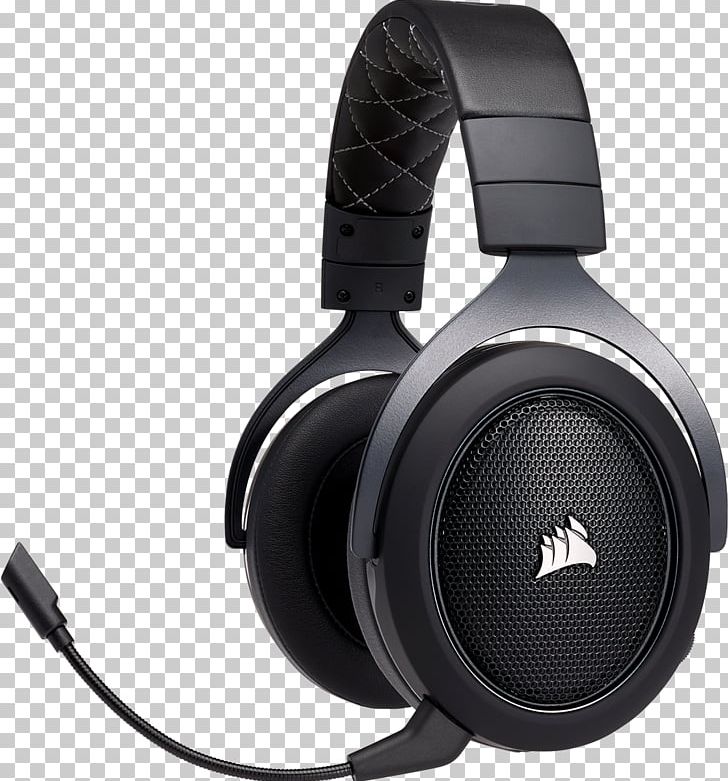 Microphone Corsair HS70 Wireless Gaming Headset With 7.1 Surround Sound Corsair Gaming HS70 Wireless Corsair Components PNG, Clipart,  Free PNG Download