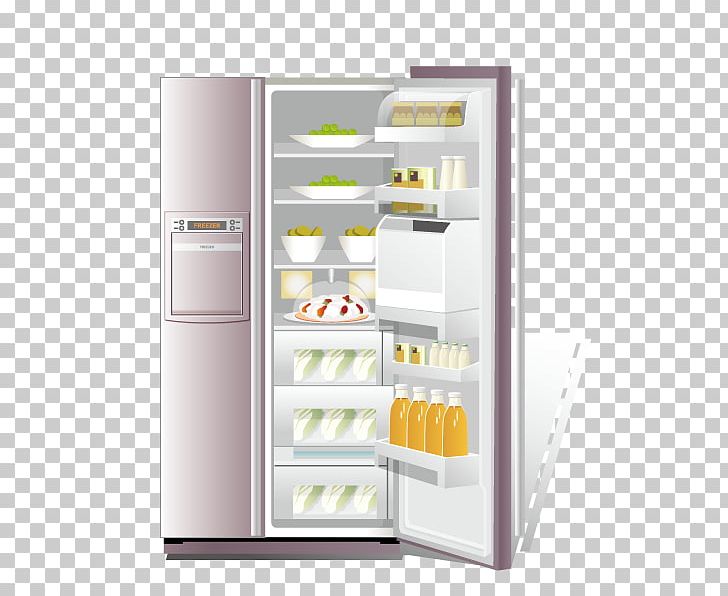 Refrigerator Euclidean PNG, Clipart, Double Door Refrigerator, Electronics, Encapsulated Postscript, Home Appliance, Kitchen Free PNG Download