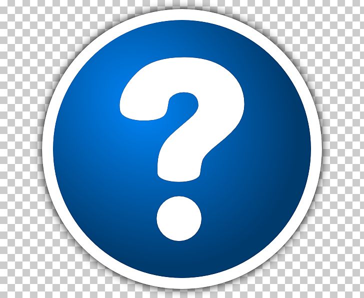 Question Mark PNG, Clipart, Blue, Circle, Computer Icon, Electric Blue, Exclamation Mark Free PNG Download