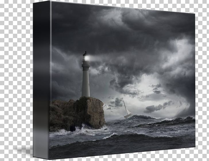 Lighthouse Storm Ship Photography PNG, Clipart, Black And White, Cloud, Energy, Geological Phenomenon, Heat Free PNG Download