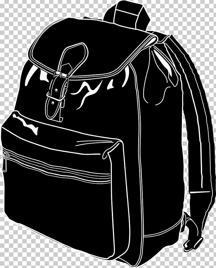 Backpack Handbag Vecteur PNG, Clipart, Backpack, Bag, Black, Black And White, Brand Free PNG Download