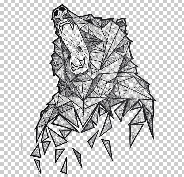 Polar Bear Geometry Drawing Illustration PNG, Clipart, Abstract Lines, Angle, Animals, Art, Artwork Free PNG Download
