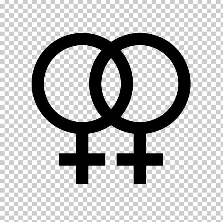 Gender Symbol LGBT Symbols Female Lesbian PNG, Clipart, Area, Black And White, Brand, Circle, Computer Icons Free PNG Download