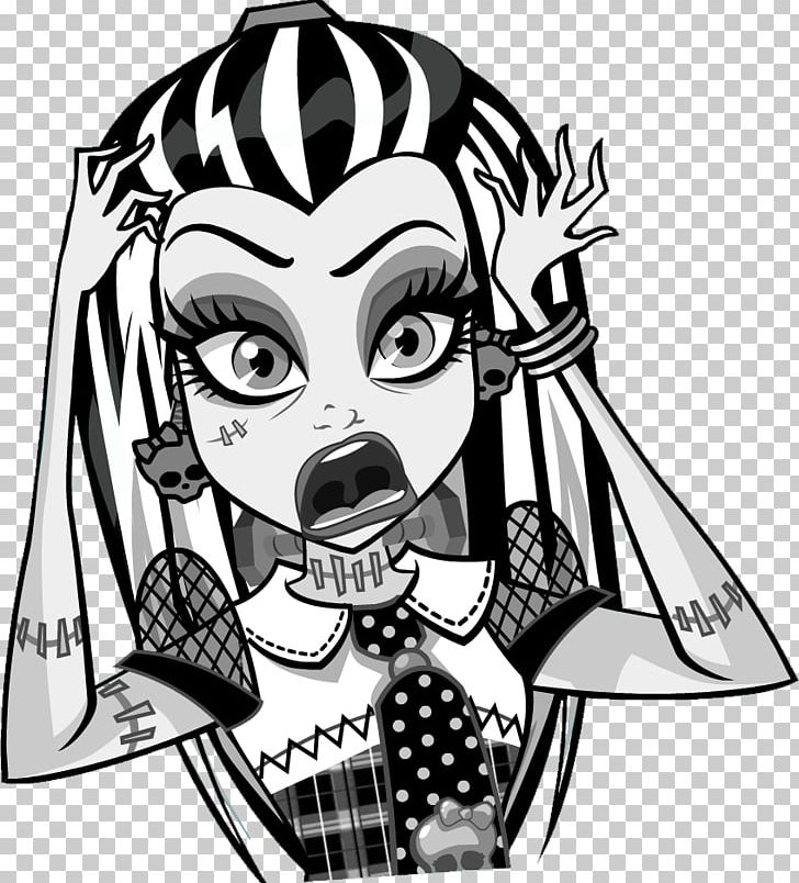 Frankie Stein Cleo DeNile Monster High Fan Art PNG, Clipart, Art, Artwork, Cartoon, Face, Fictional Character Free PNG Download