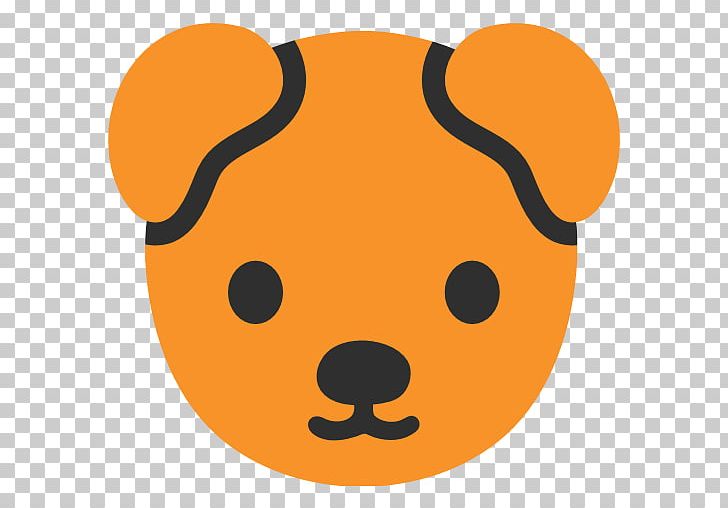 Dog Emoji Puppy Android Sticker PNG, Clipart, Android, Animals, Apple Color Emoji, Carnivoran, Circle Free PNG Download