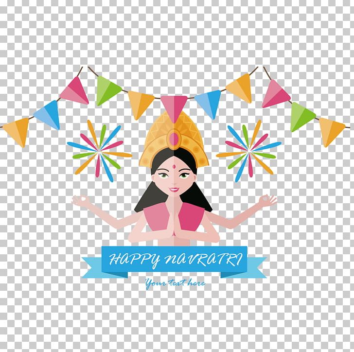 Durga Puja Ganesha Navaratri Goddess PNG, Clipart, Cartoon, Cartoon Pattern, Clip Art, Design, Durga Maa Free PNG Download