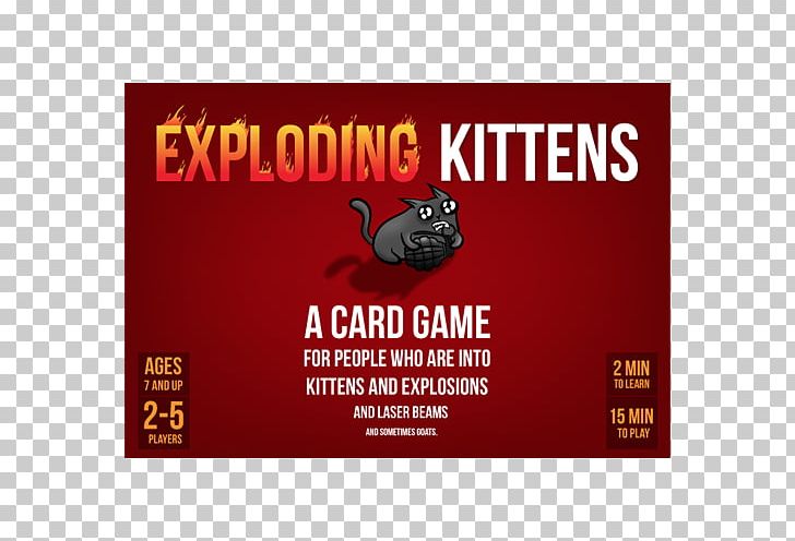 Exploding Kittens Playing Card Card Game PNG, Clipart, Advertising, Animals, Board Game, Boardgamegeek, Brand Free PNG Download