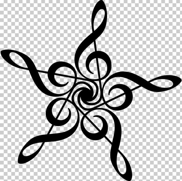 Clef Treble Musical Note PNG, Clipart, Artwork, Bass, Black, Black And White, Circle Free PNG Download