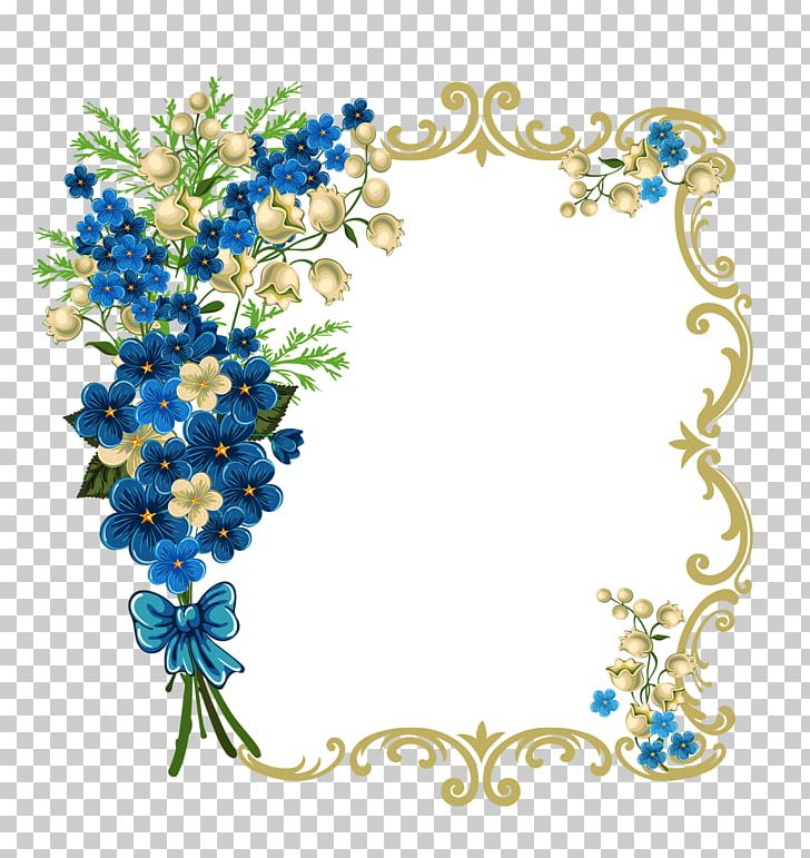 Borders And Frames Portable Network Graphics Floral Design Flower PNG, Clipart, Blue, Blue Rose, Body Jewelry, Border, Borders And Frames Free PNG Download