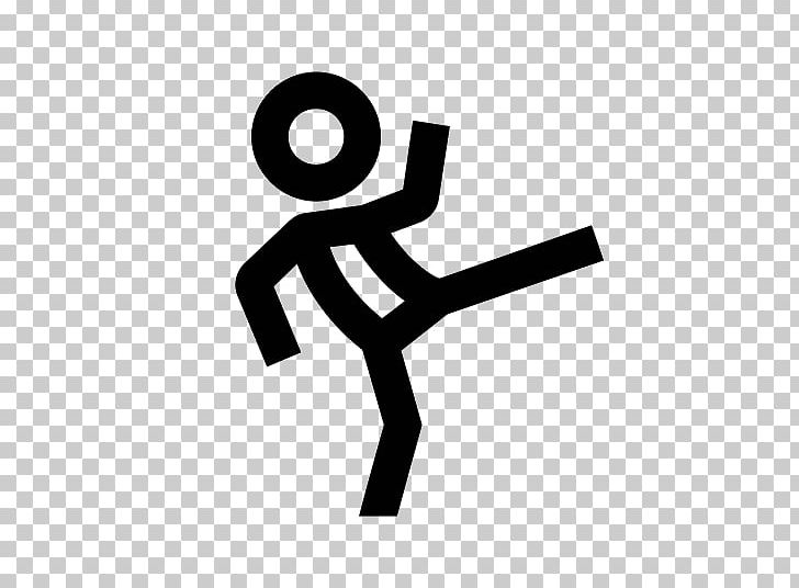 Kick Computer Icons Karate Human Leg PNG, Clipart, Area, Arm, Black And White, Body Clipart, Brand Free PNG Download