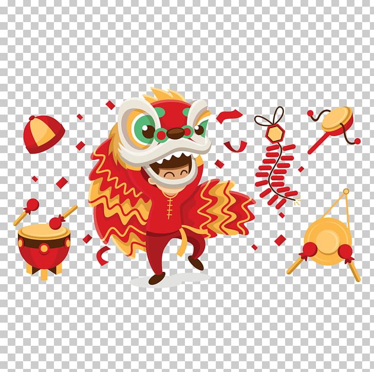 Lion Dance Chinese New Year Dragon Dance PNG, Clipart, Animals, Arena, Art, Cartoon, Chi Free PNG Download