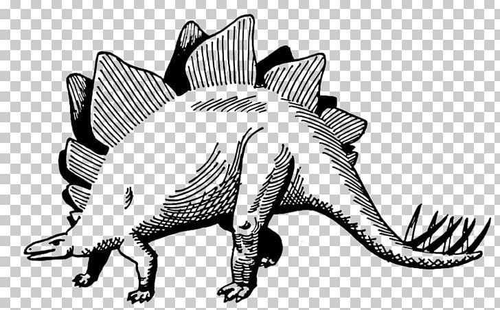 Stegosaurus Dinosaur Drawing Coloring Book Painting PNG, Clipart, Animals, Art, Artwork, Black And White, Book Free PNG Download