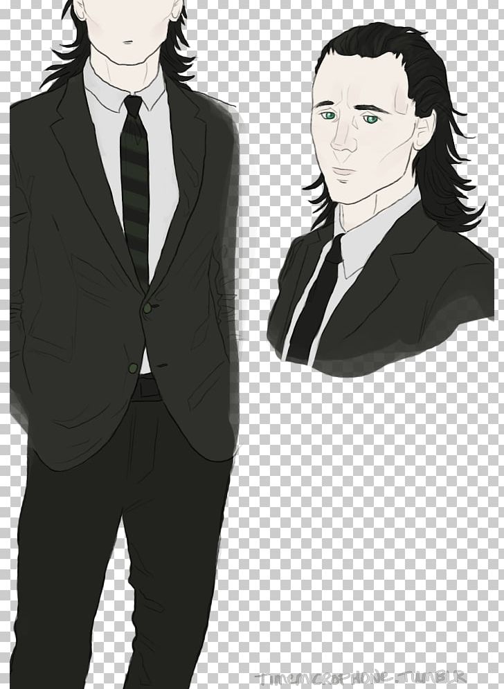 Suit Formal Wear Fashion Illustration Outerwear PNG, Clipart, Black, Black And White, Black Hair, Cartoon, Character Free PNG Download