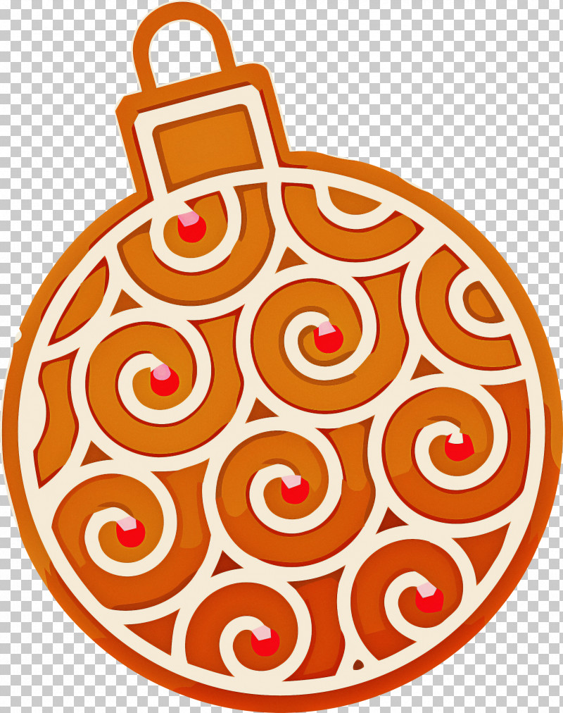 Gingerbread Christmas Ornament PNG, Clipart, Christmas Ornament, Circle, Gingerbread, Holiday Ornament, Orange Free PNG Download