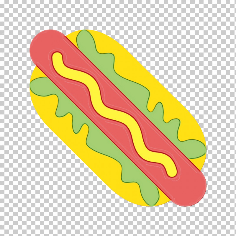Fast Food Yellow Hot Dog Hot Dog Bun PNG, Clipart, Fast Food, Food Cartoon, Hot Dog, Hot Dog Bun, Paint Free PNG Download