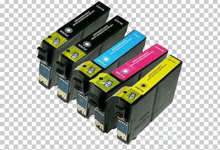 Ink Cartridge Epson Printer Hewlett-Packard PNG, Clipart, Black, Canon, Color, Electronic Component, Electronics Free PNG Download