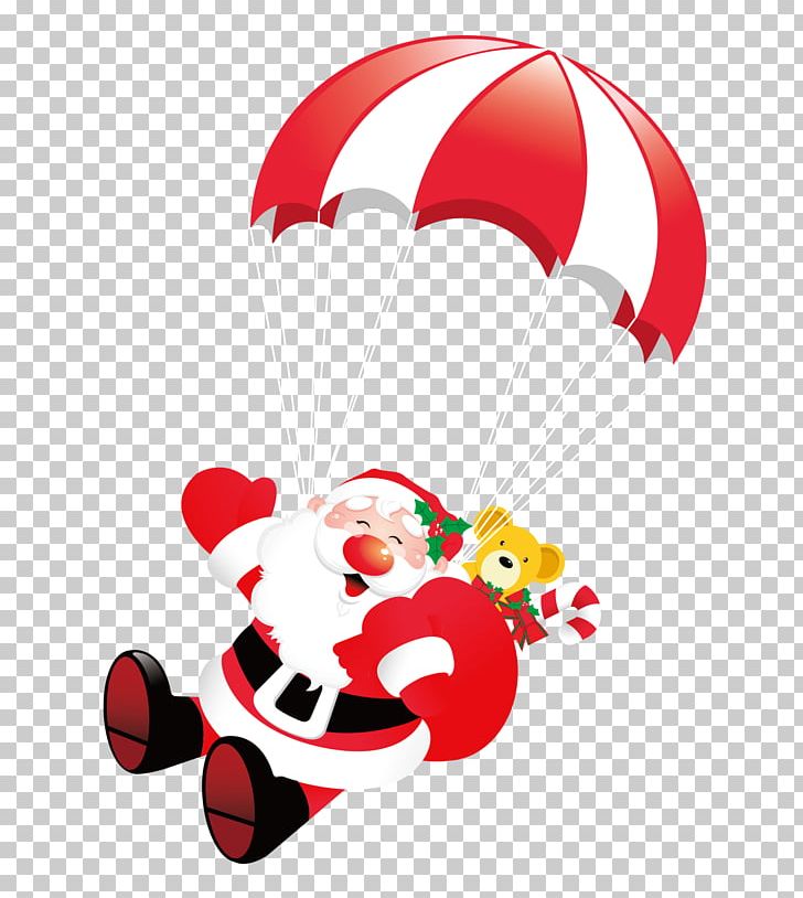 Santa Claus Flight Christmas PNG, Clipart, Back To School, Balloon, Christmas, Christmas Decoration, Fictional Character Free PNG Download