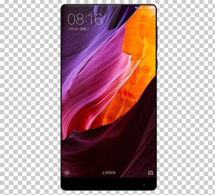 Xiaomi Mi Mix Smartphone Bezel-less 6.4 Inch PNG, Clipart, Android, Communication Device, Dual Sim, Electronics, Gadget Free PNG Download