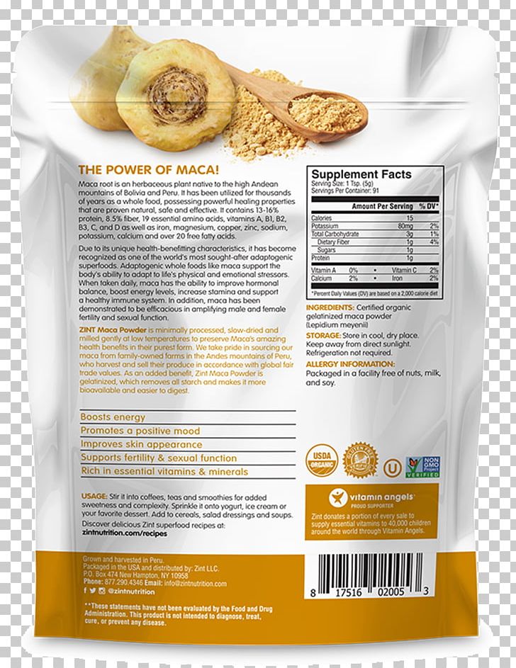 Superfood Maca Nutrient Organic Food Health PNG, Clipart, Adaptogen, Fertility, Flavor, Food, Health Free PNG Download