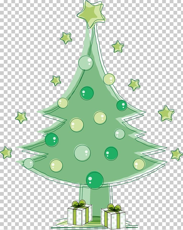 Christmas Tree Euclidean PNG, Clipart, Branch, Christmas Decoration, Christmas Frame, Christmas Lights, Christmas Vector Free PNG Download