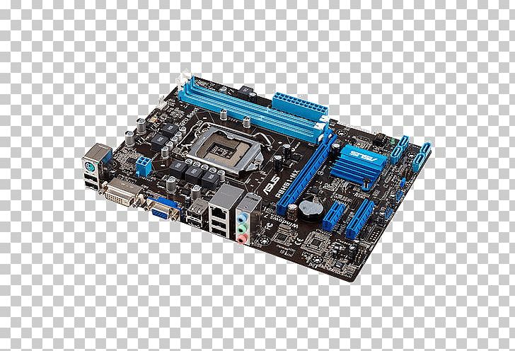 Intel LGA 1155 Motherboard MicroATX ASUS P8H61-MX PNG, Clipart, Atx, Computer, Computer Hardware, Electronic Device, Electronics Free PNG Download