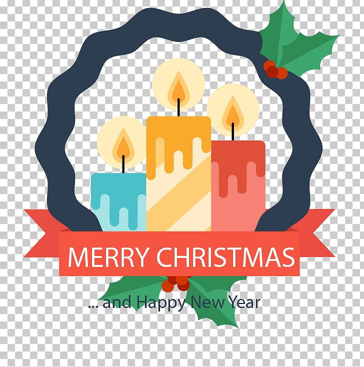 Christmas Candle Flat Design PNG, Clipart, Area, Brand, Candle, Christma, Christmas Free PNG Download