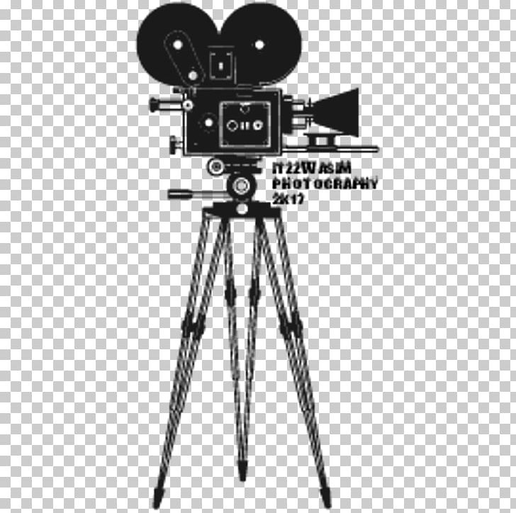 Tripod Movie Camera Film Video Cameras PNG, Clipart, Angle, Black, Black And White, Camera, Camera Accessory Free PNG Download