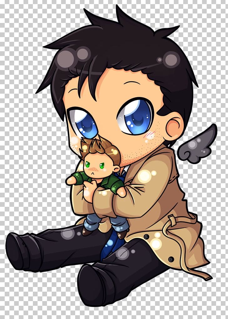 Castiel Dean Winchester Crowley Drawing Fan Art PNG, Clipart, Animation, Anime, Art, Cartoon, Castiel Free PNG Download