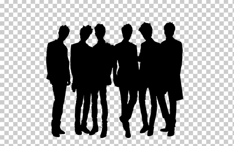 group of men silhouette