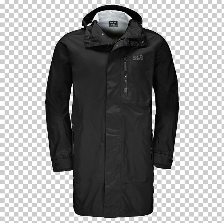 Jack Wolfskin Crosstown Raincoat Black Mens Casual Coat T-shirt Jacket PNG, Clipart, Black, Clothing, Coat, Hood, Jacket Free PNG Download