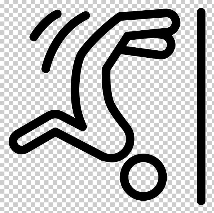 Computer Icons Parkour Flip Sport Symbol PNG, Clipart, Area, Black And White, Computer Icons, Download, Finger Free PNG Download