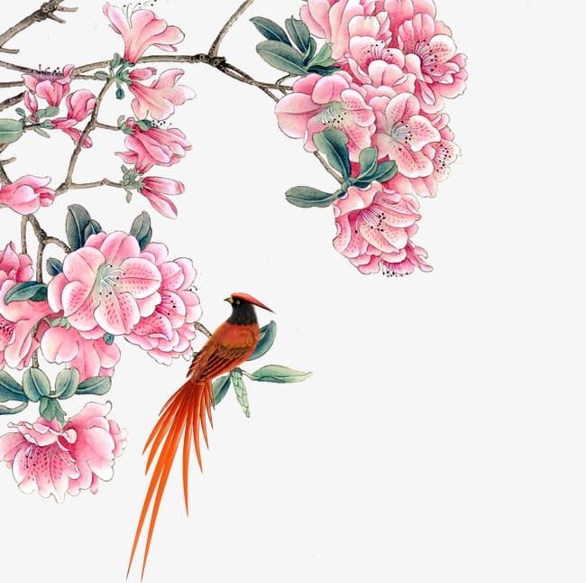 Birds And Flowers PNG, Clipart, Birds, Birds And Flowers, Birds Clipart, Flowers, Flowers Clipart Free PNG Download